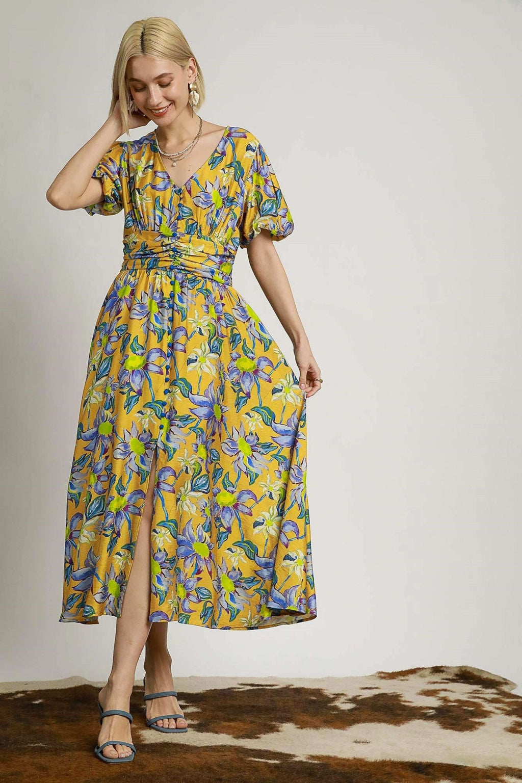 Elegant Floral Maxi Dress