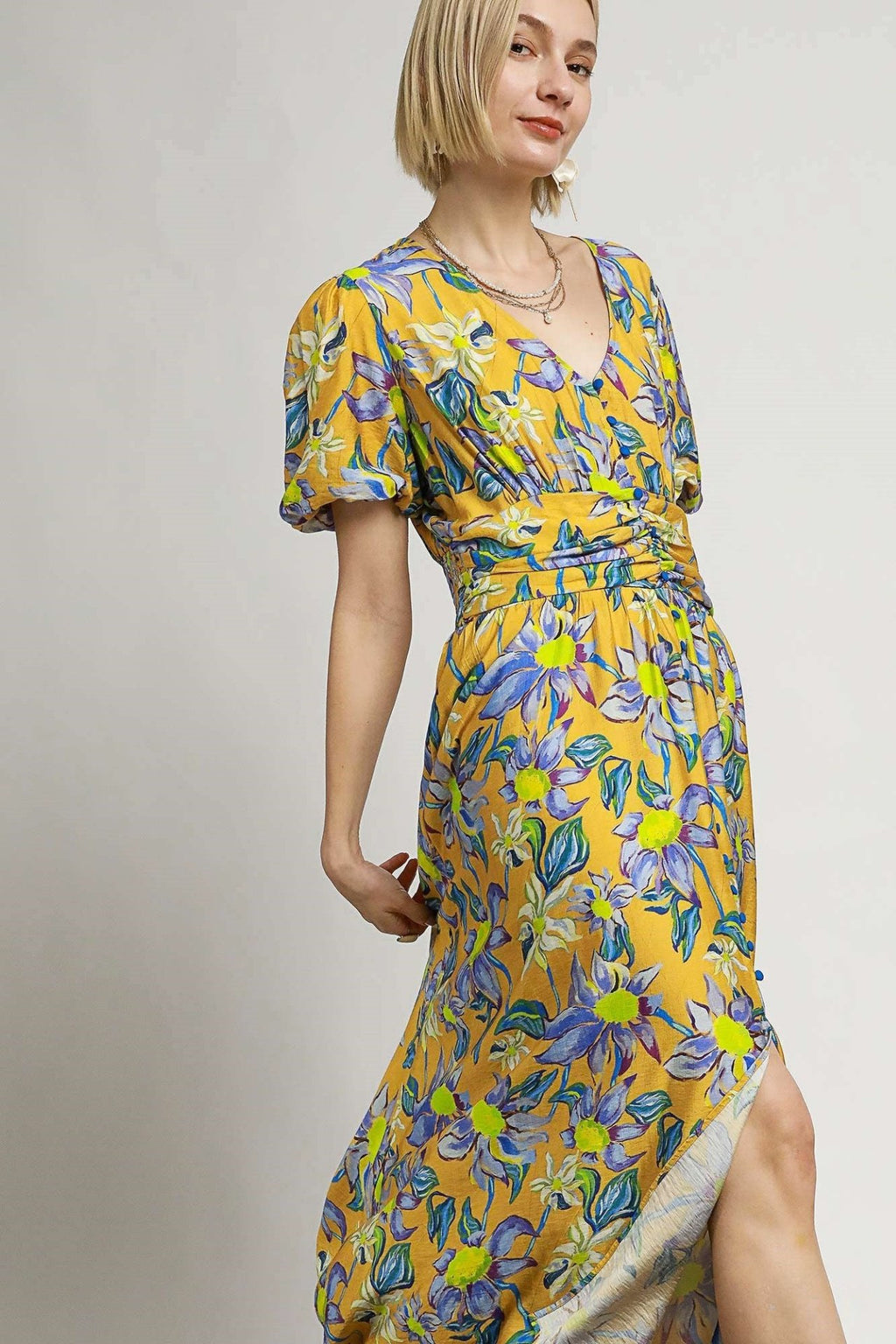 Elegant Floral Maxi Dress