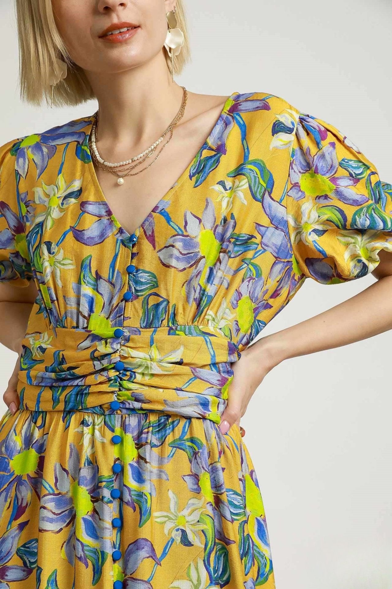 Elegant Floral Maxi Dress