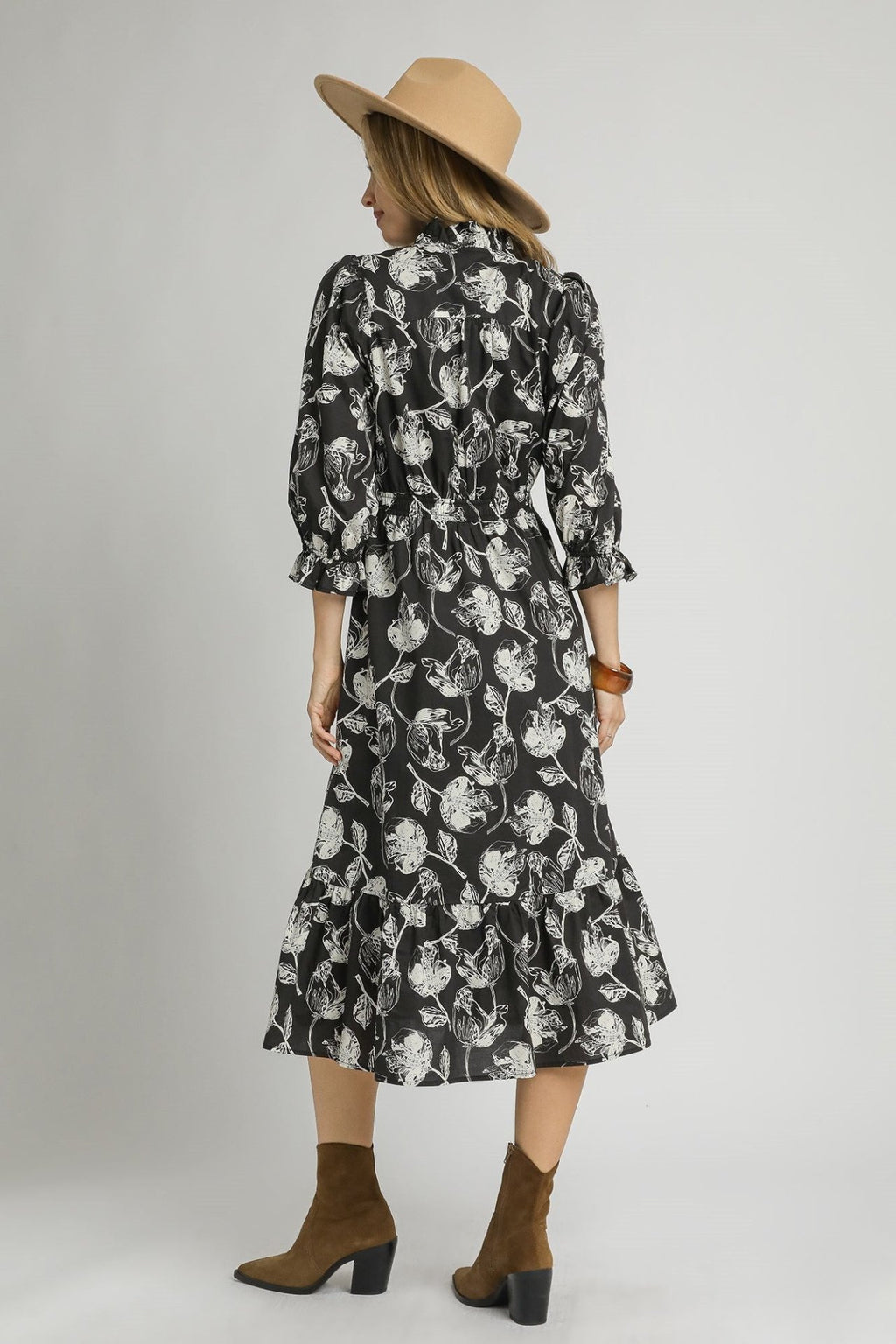 The Breezy Floral Midi Dress