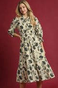 The Breezy Floral Midi Dress