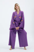 Lavender Mystical Eye Kimono Set
