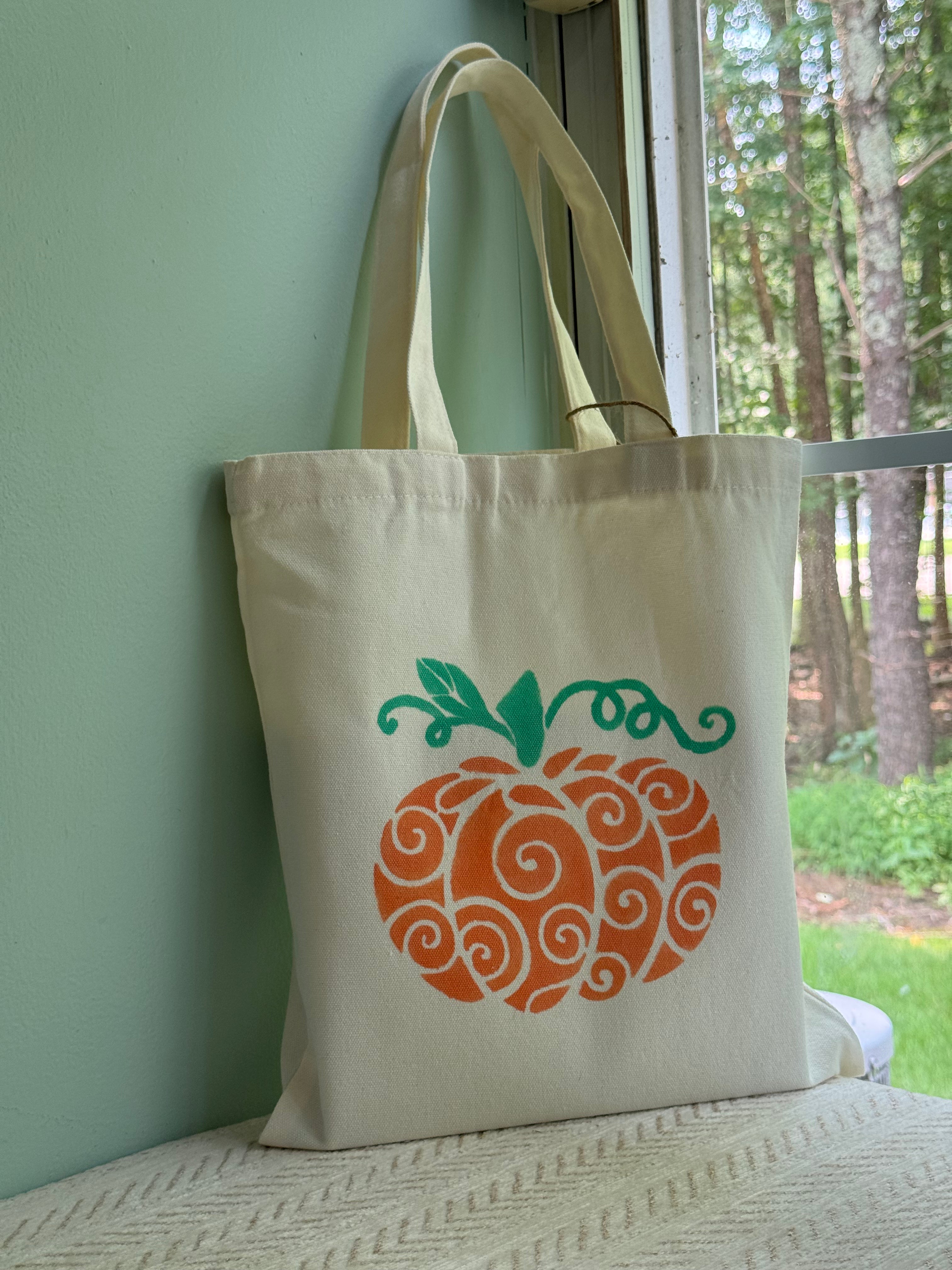 Hand-Painted Halloween & Harvest Bag