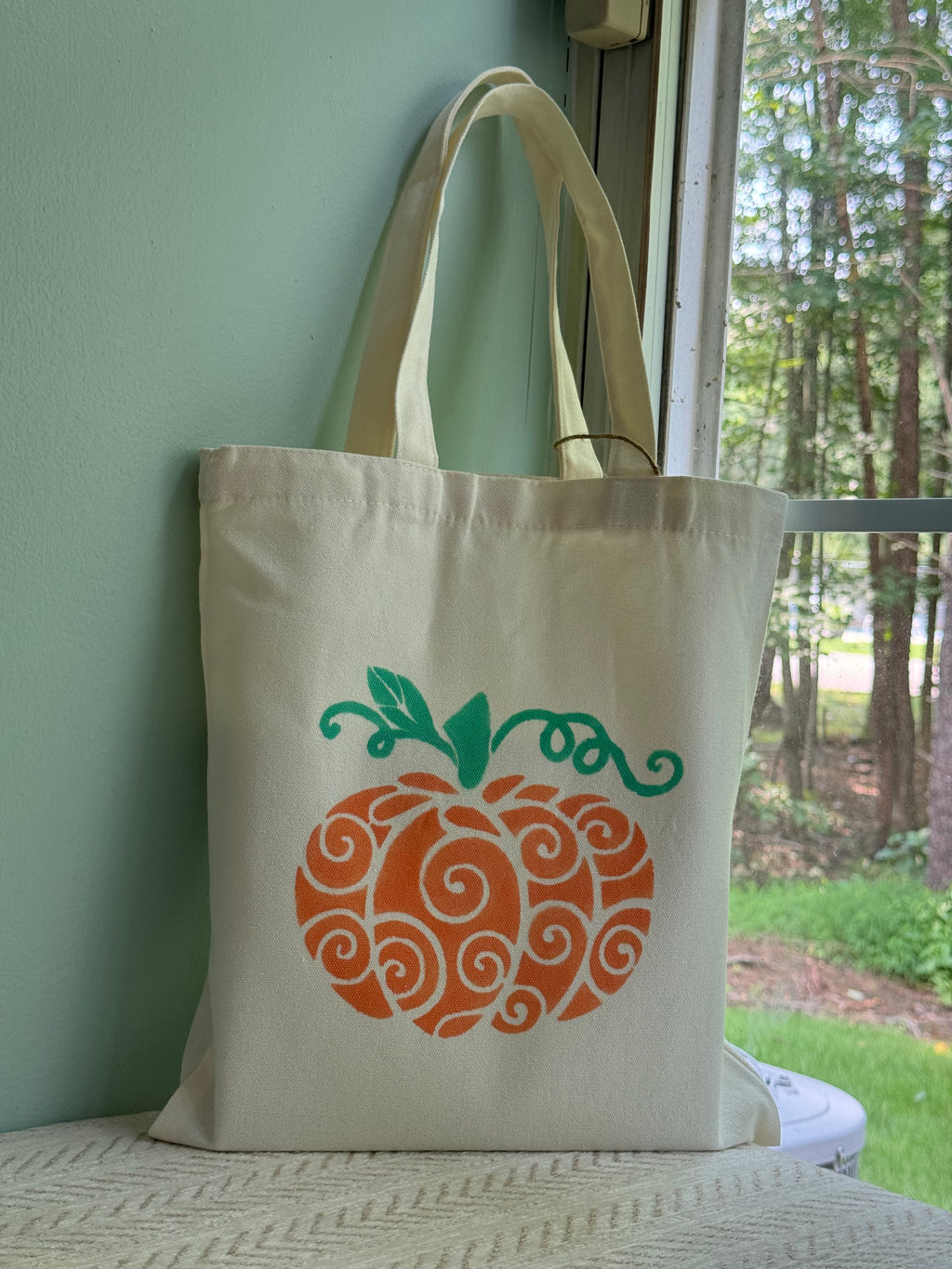 Hand-Painted Halloween & Harvest Bag