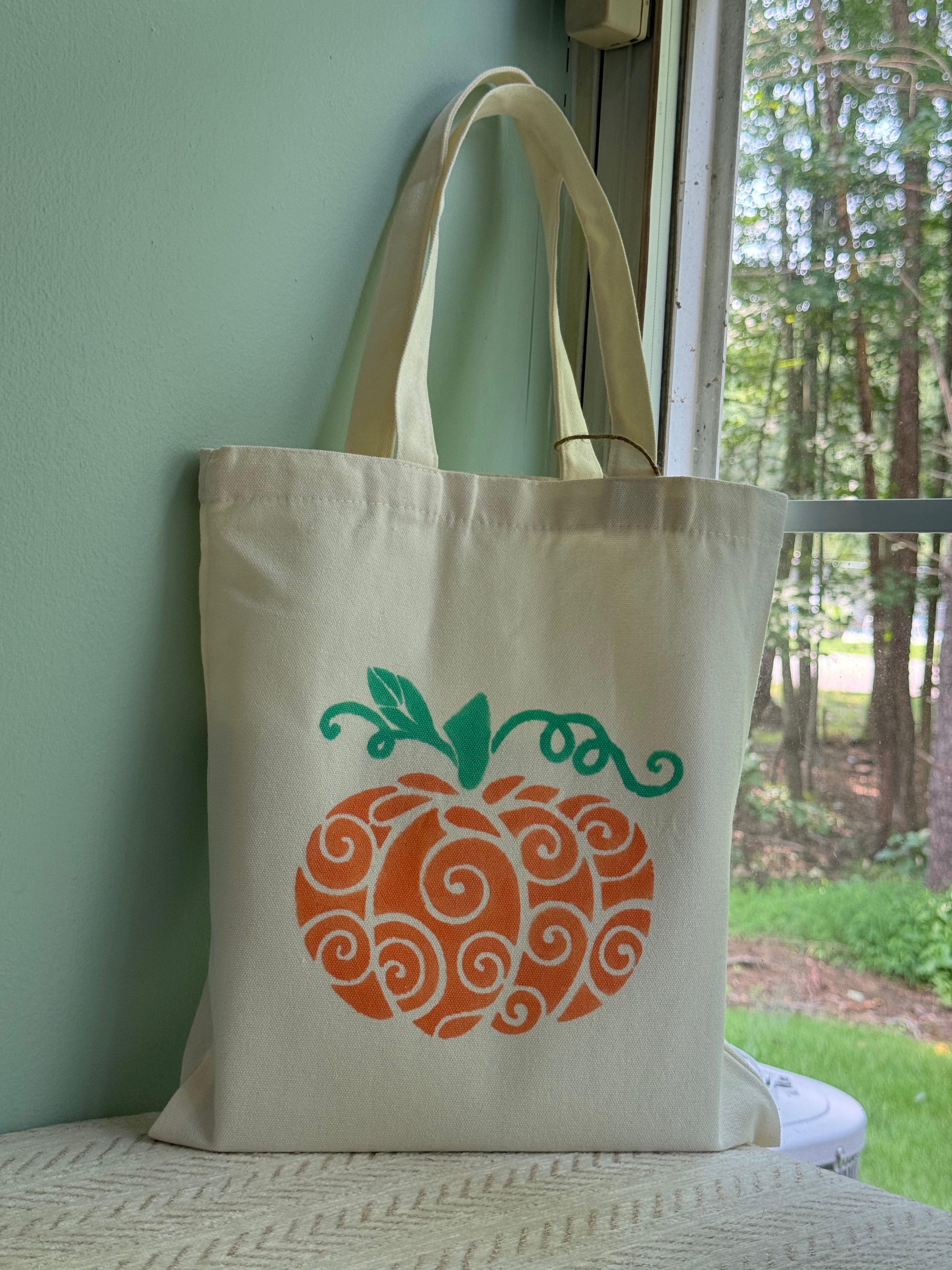 Hand-Painted Halloween & Harvest Bag