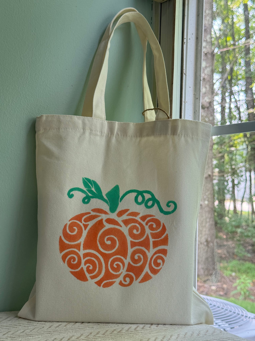 Hand-Painted Halloween & Harvest Bag