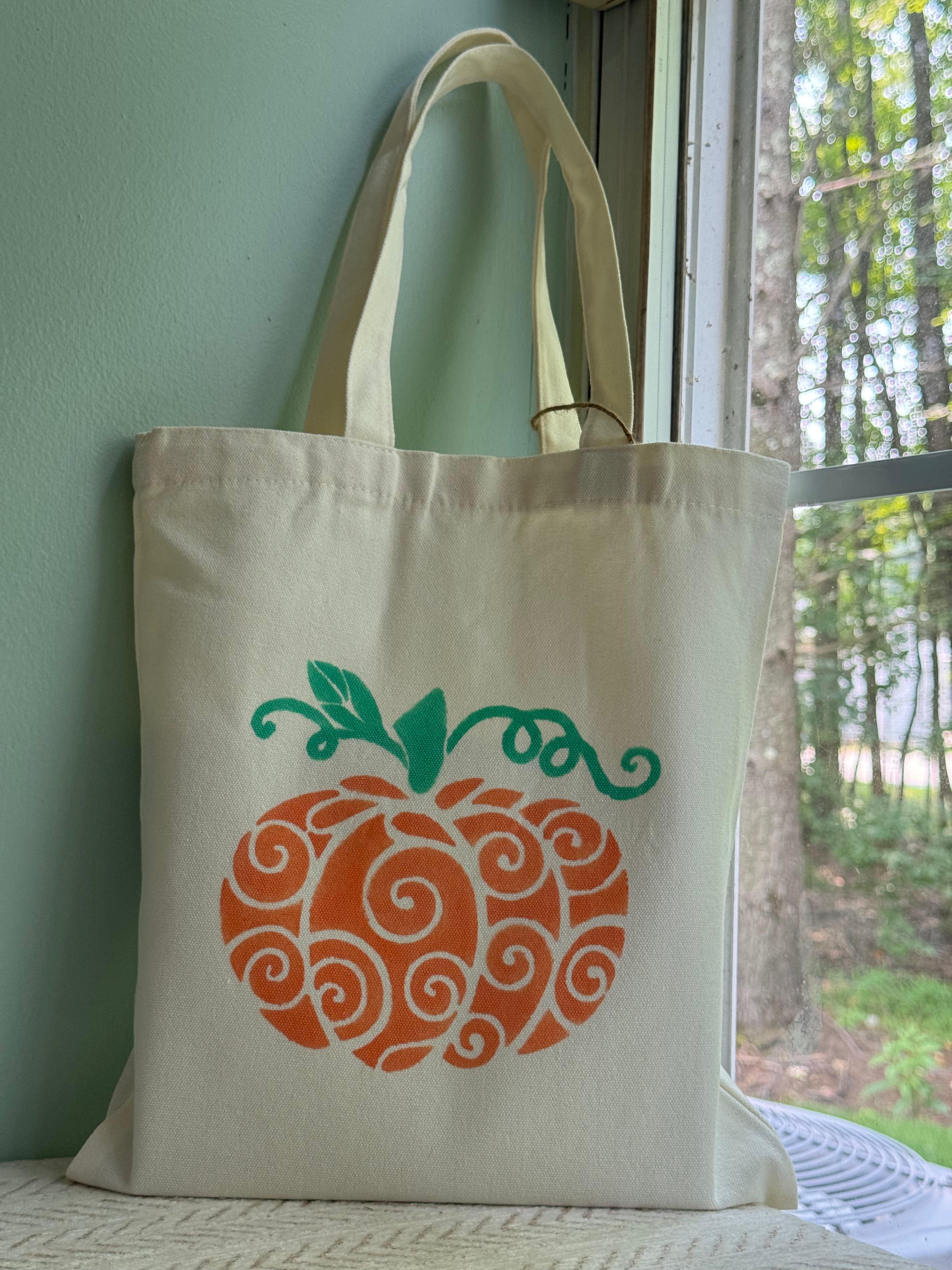 Hand-Painted Halloween & Harvest Bag