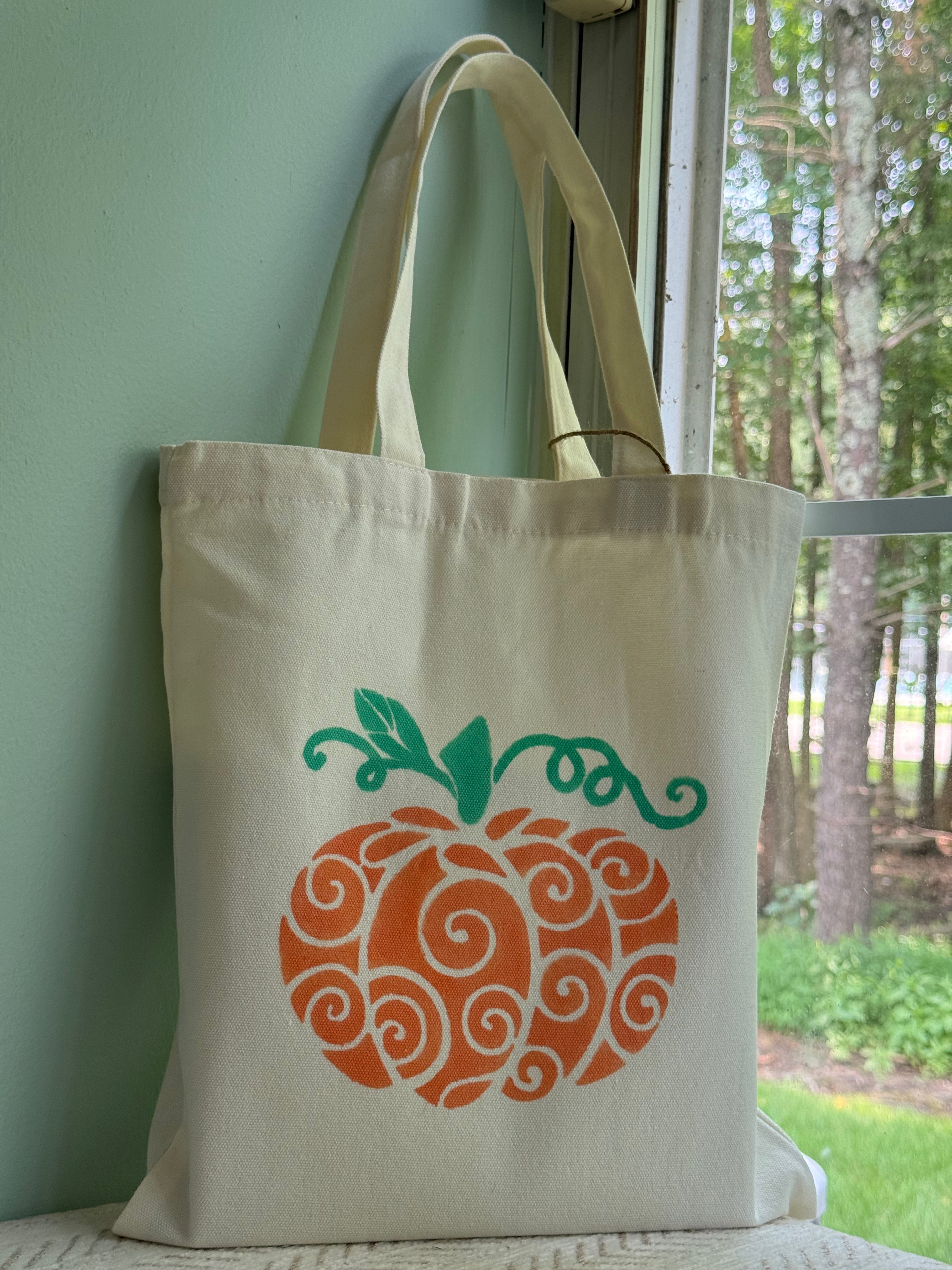Hand-Painted Halloween & Harvest Bag