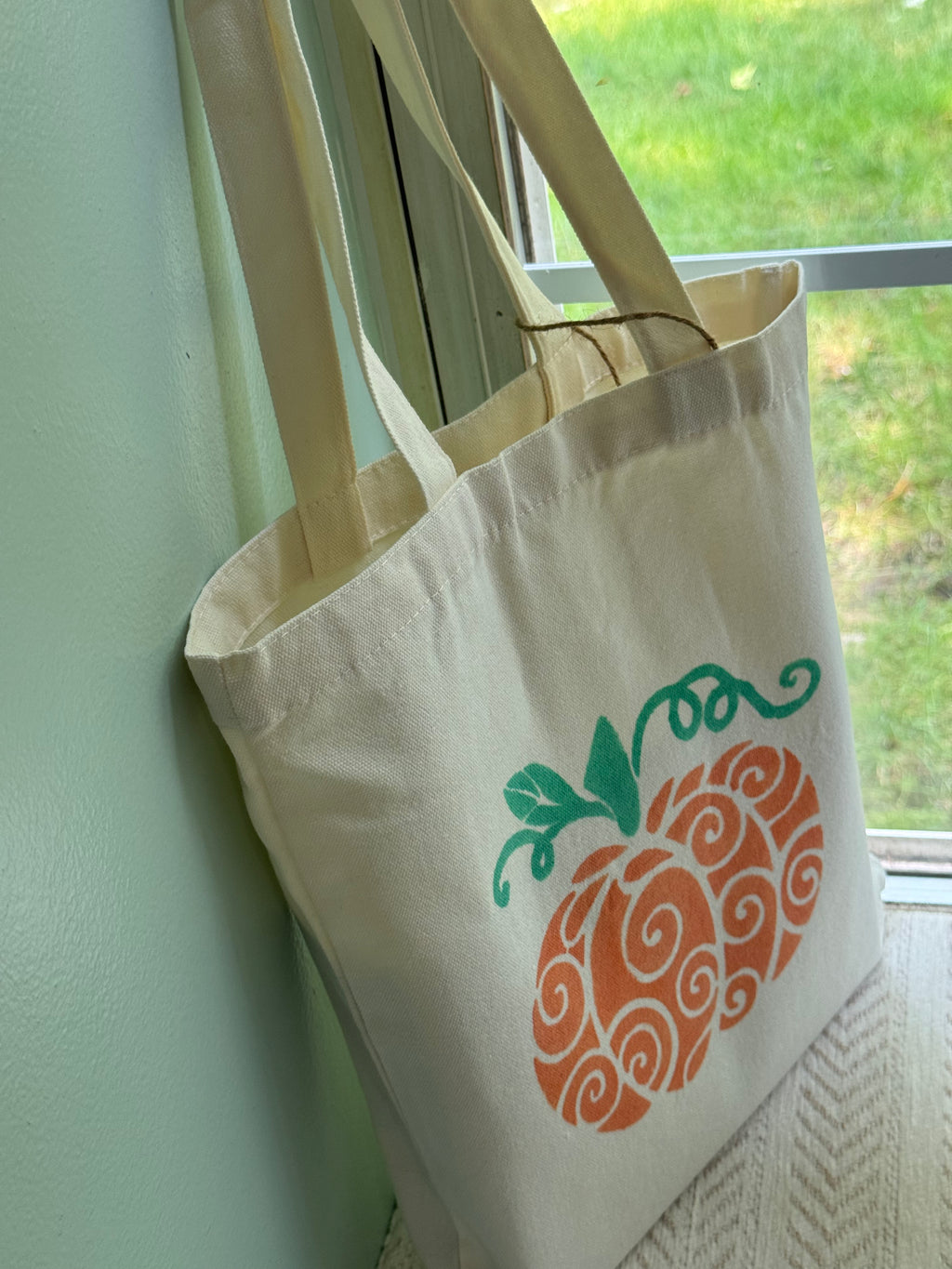 Hand-Painted Halloween & Harvest Bag