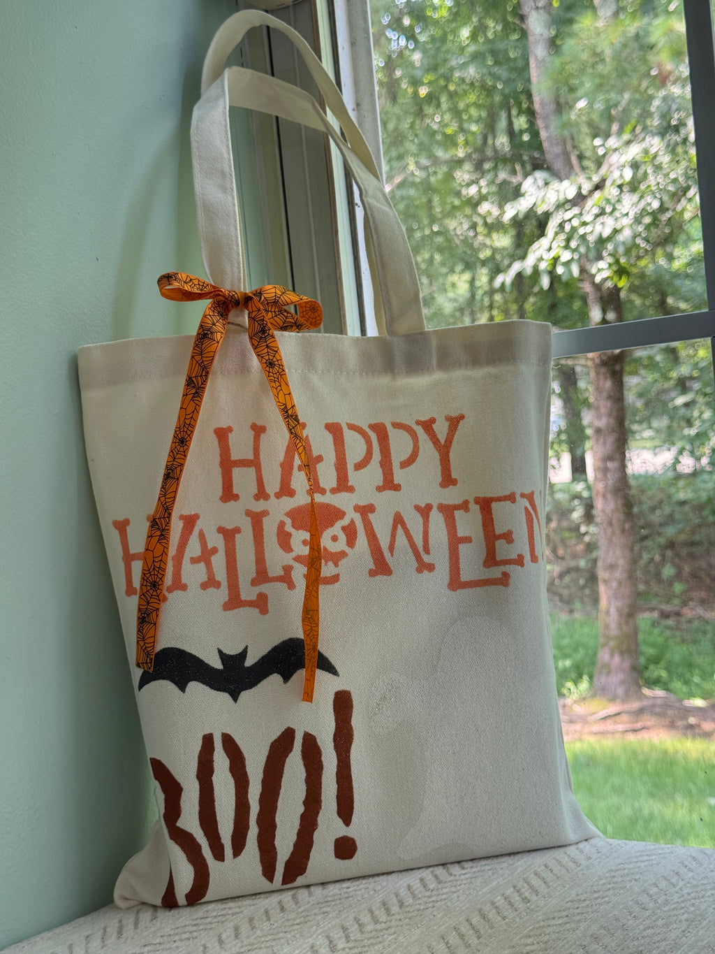 Spooky Season Canvas Tote Bag