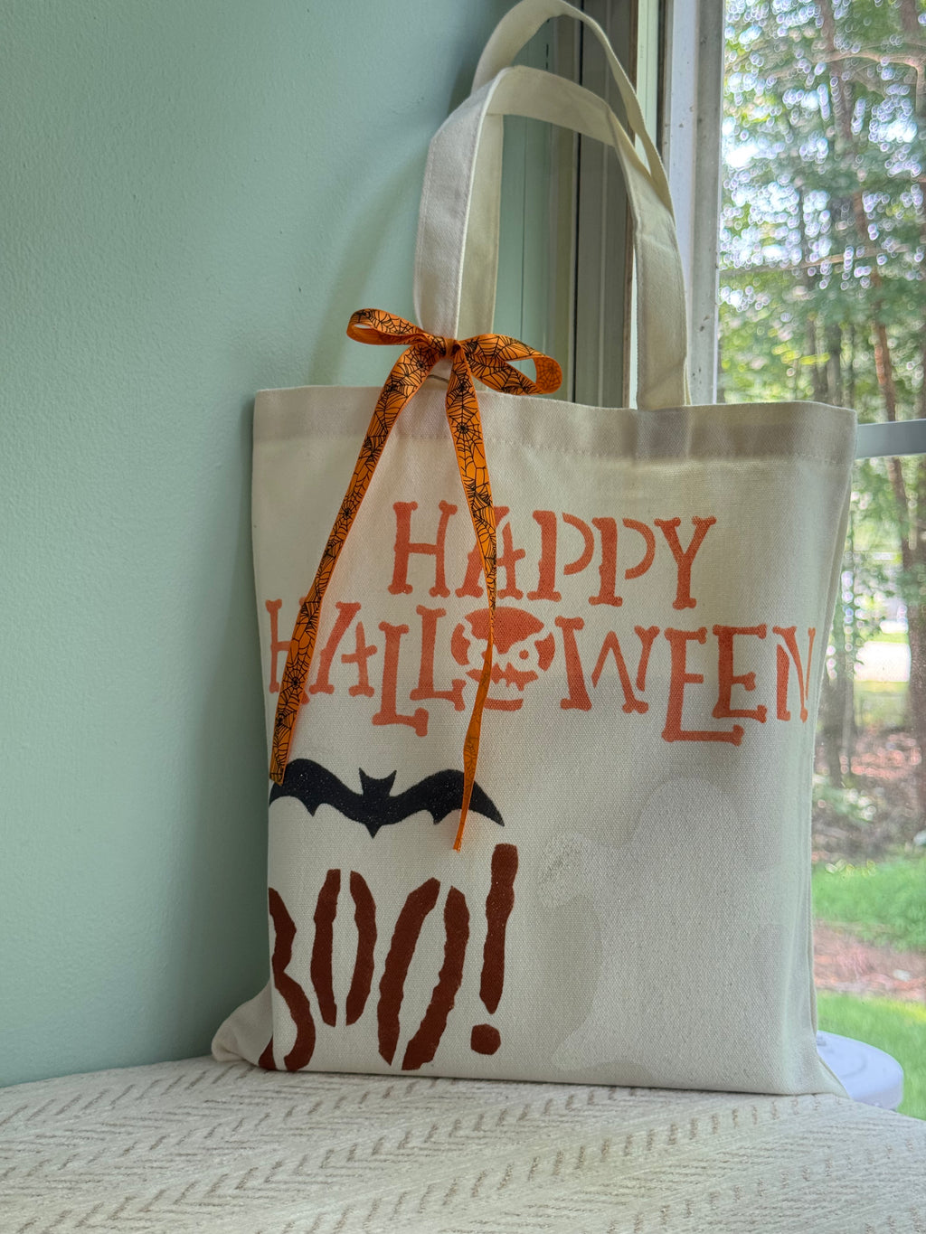Spooky Season Canvas Tote Bag
