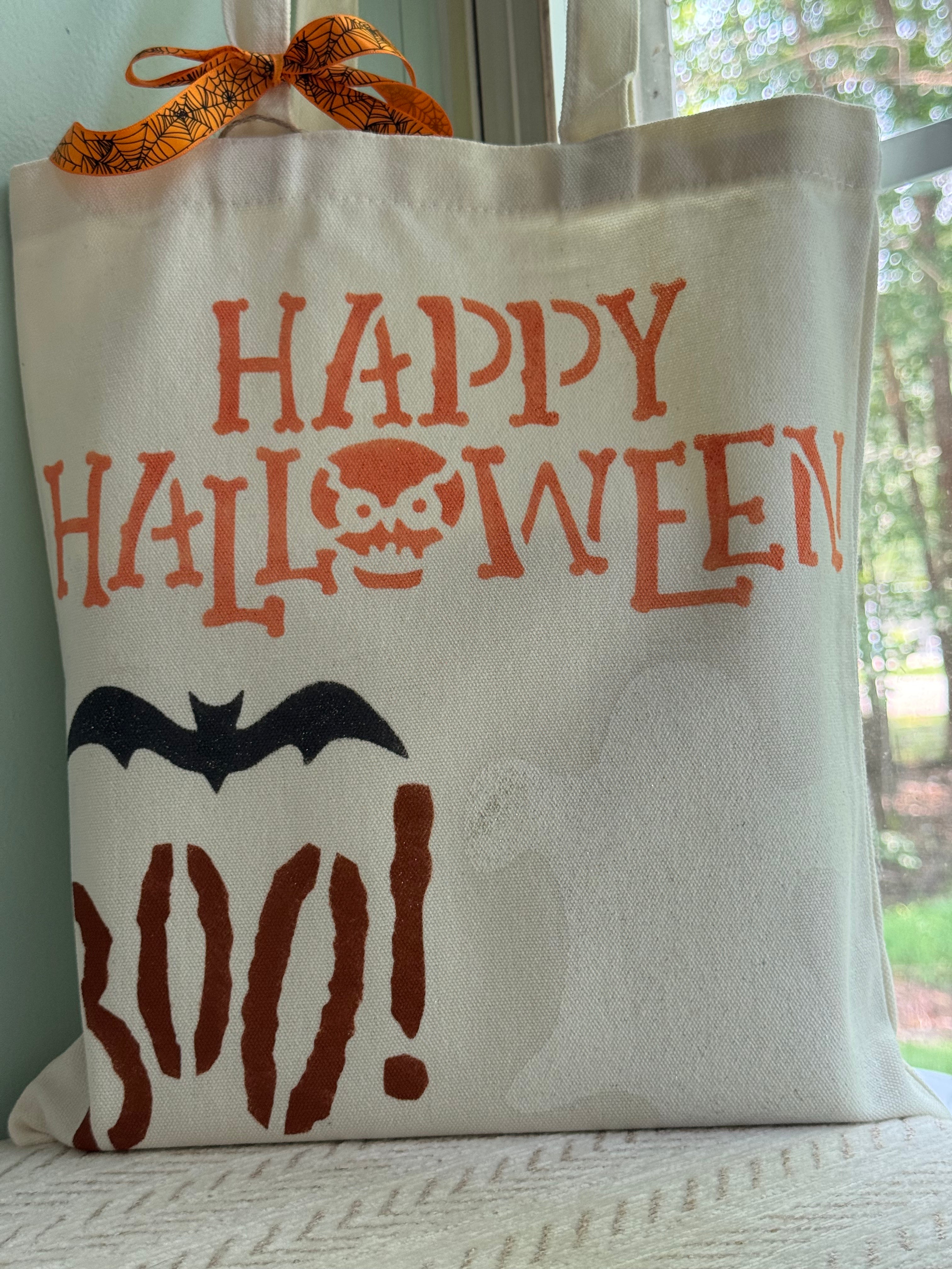 Spooky Season Canvas Tote Bag