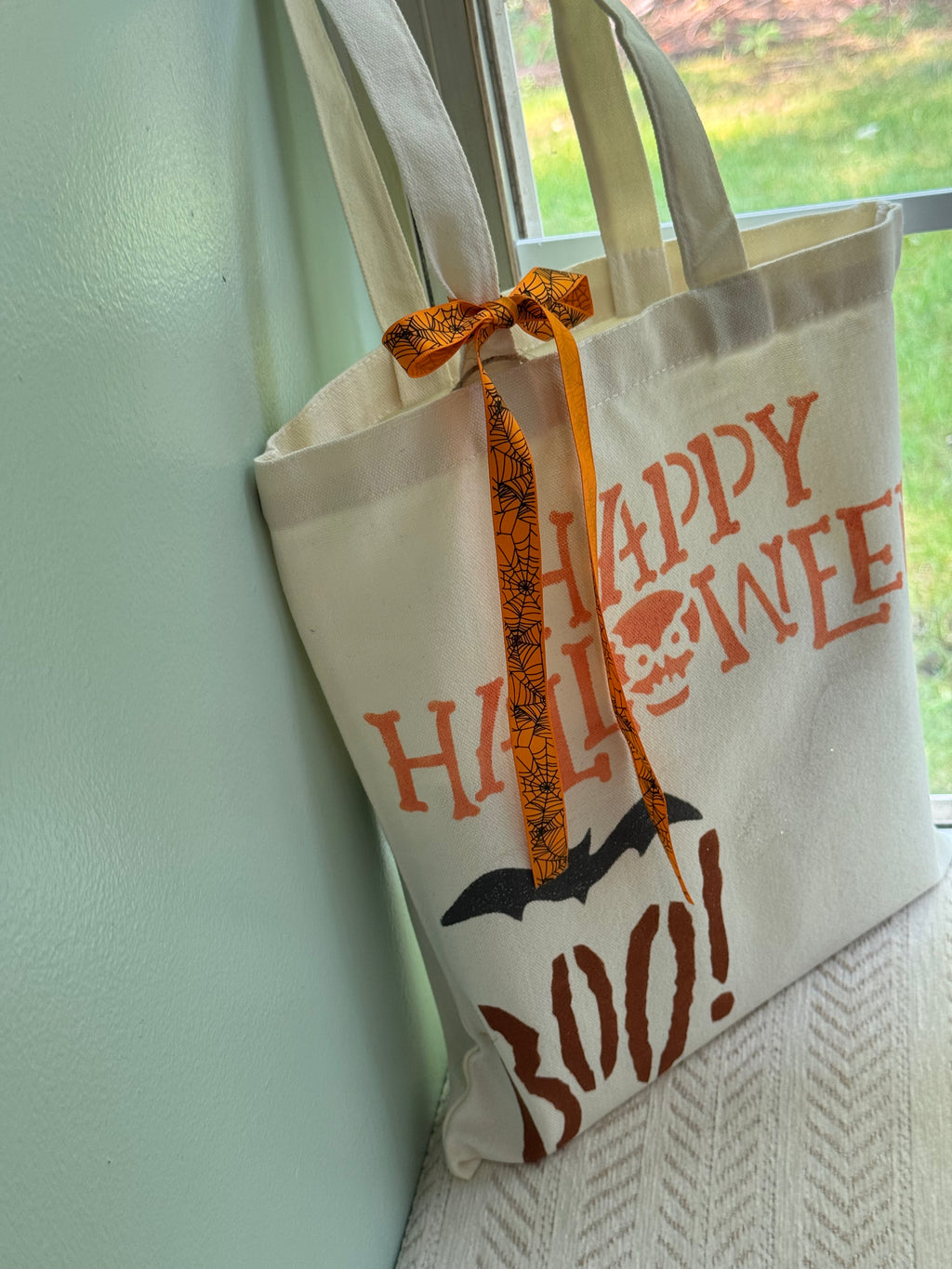Spooky Season Canvas Tote Bag