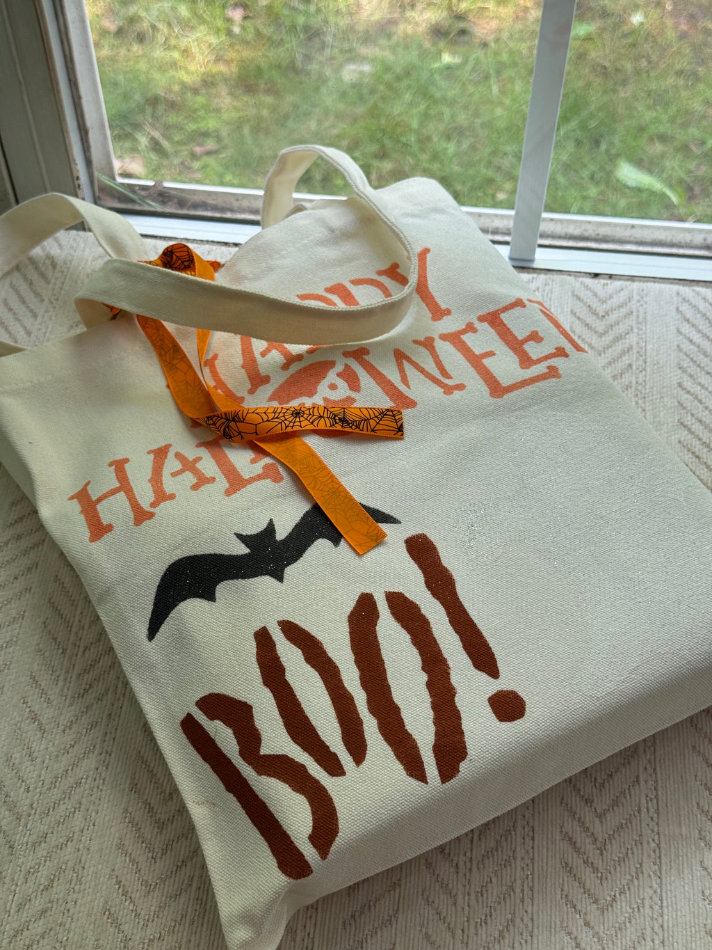 Spooky Season Canvas Tote Bag