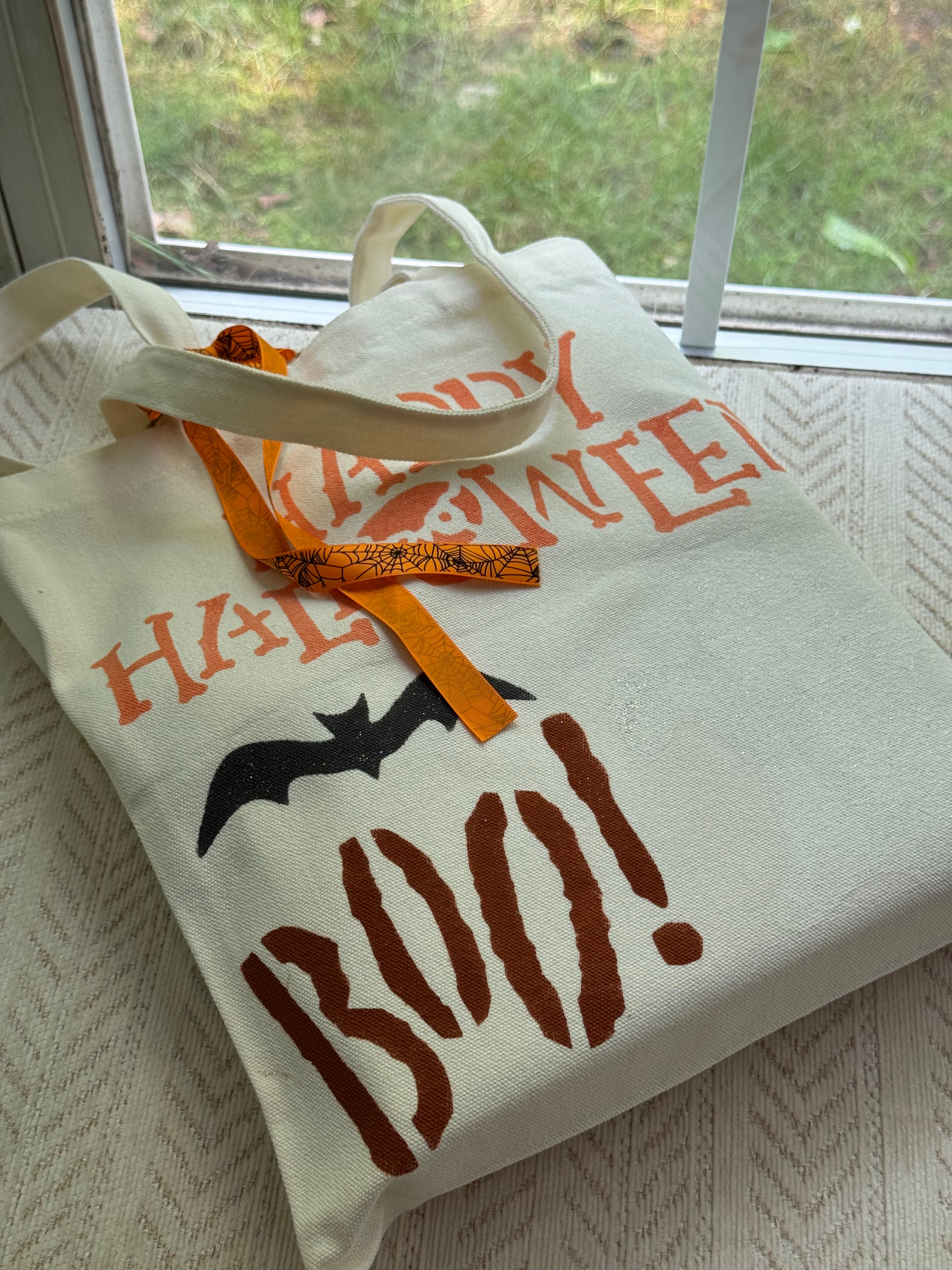 Spooky Season Canvas Tote Bag