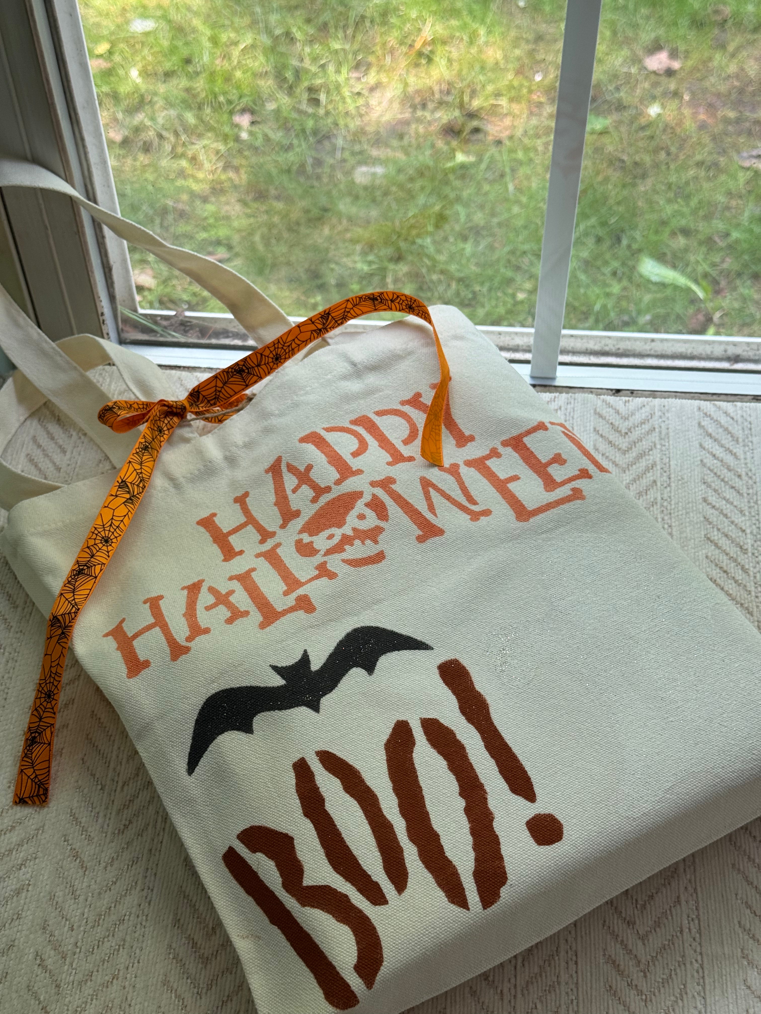 Spooky Season Canvas Tote Bag
