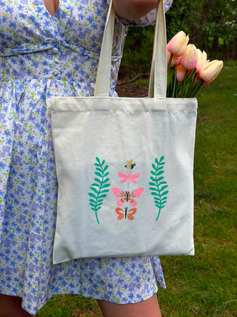Garden Botanical Tote Bag