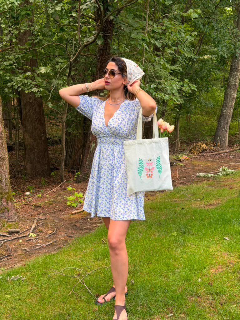 Garden Botanical Tote Bag