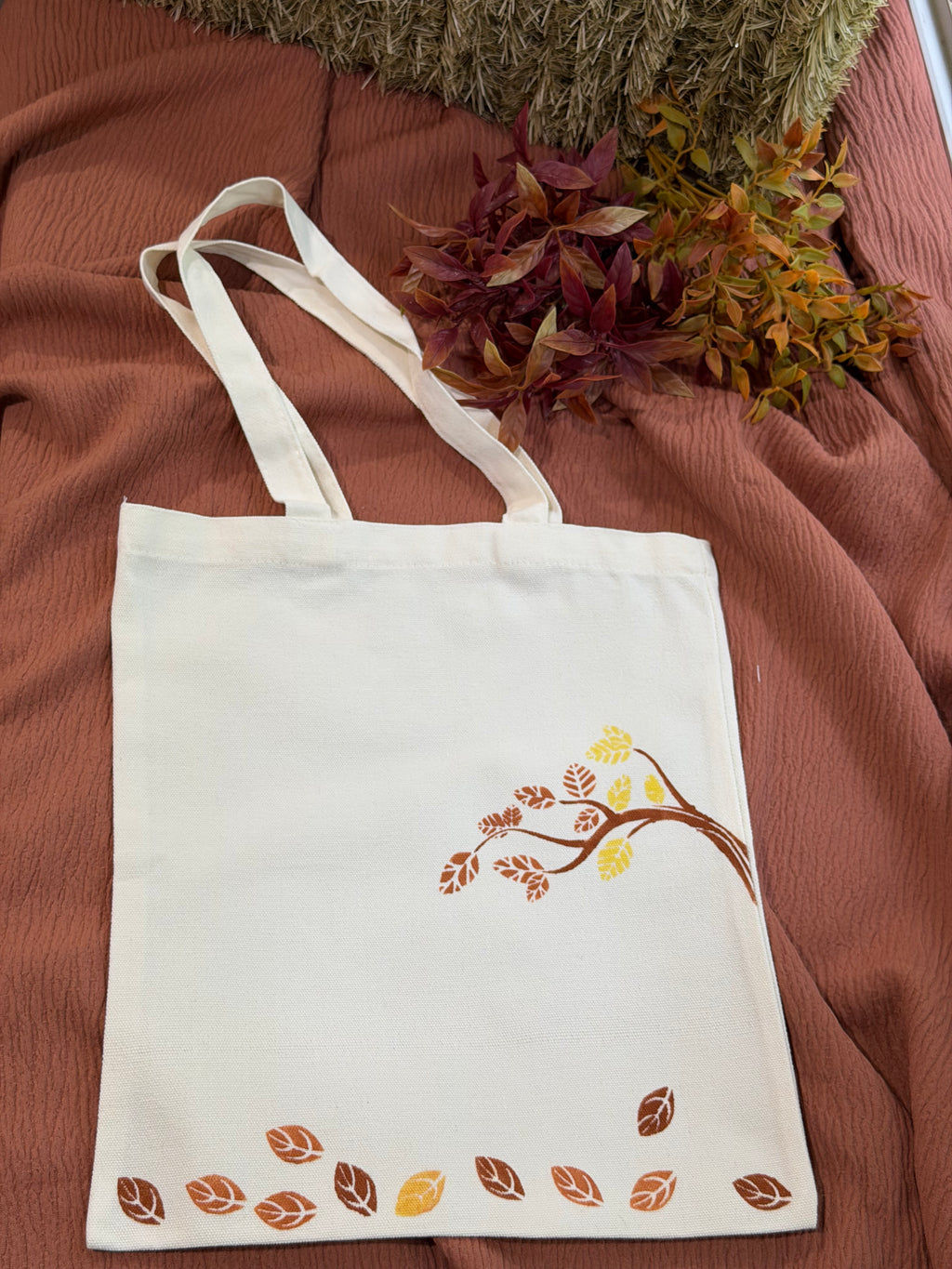 Autumn Leaves Canvas Tote Bag