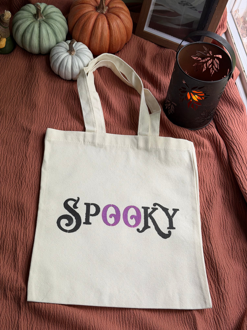 Spooky Halloween Canvas Tote Bag
