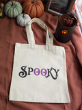 Spooky Halloween Canvas Tote Bag