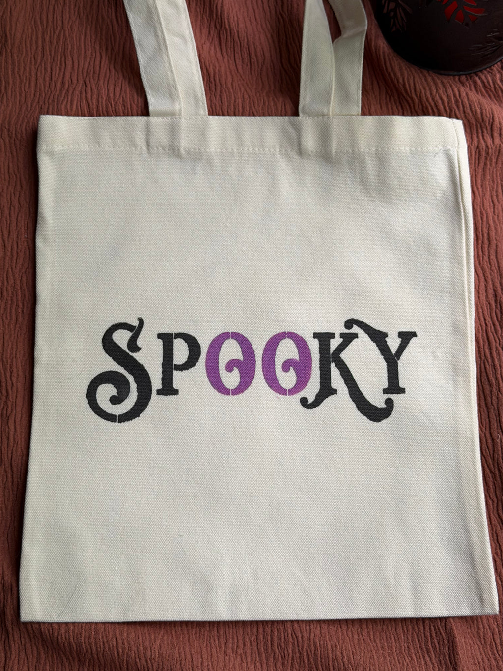 Spooky Halloween Canvas Tote Bag