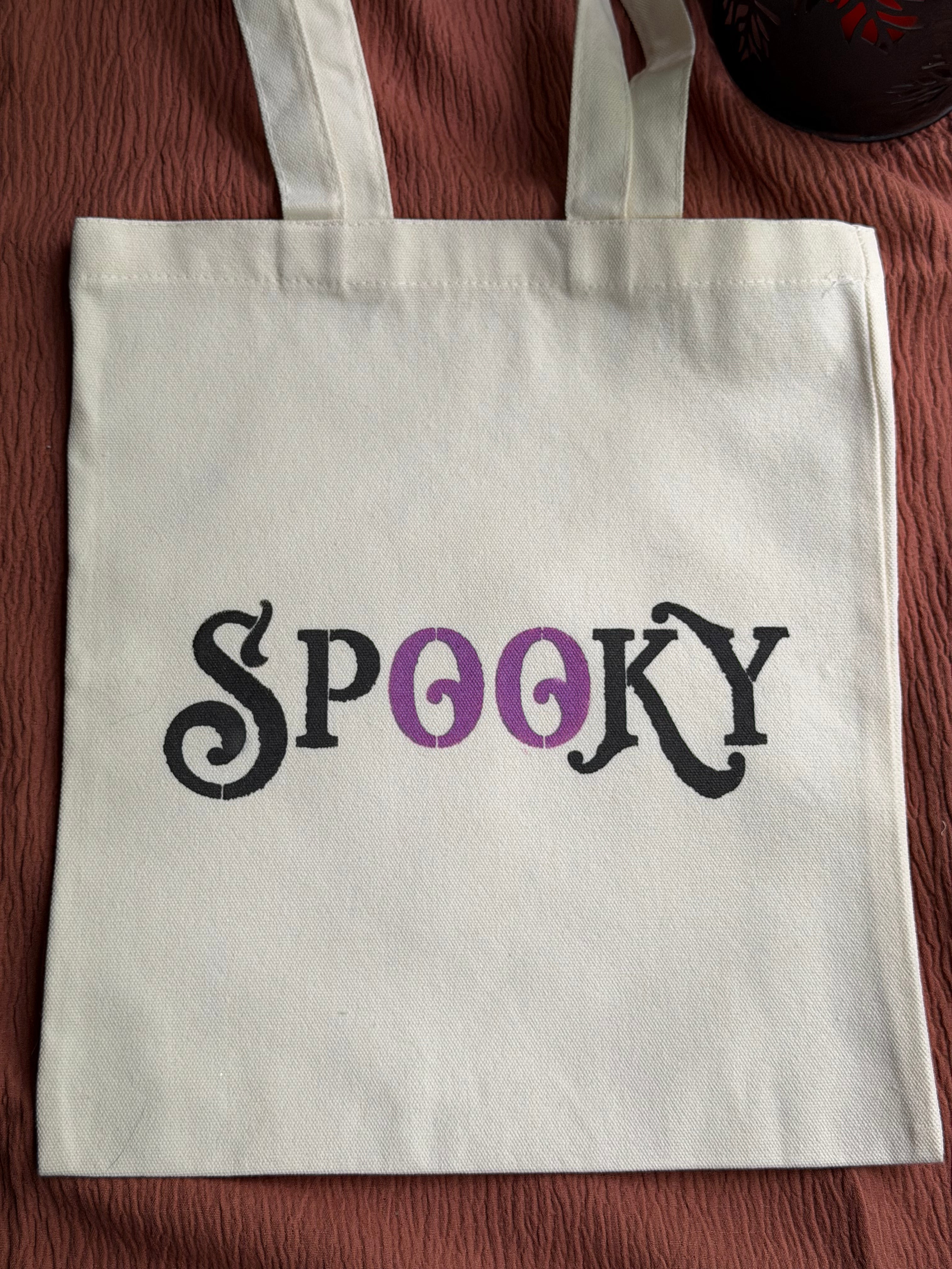Spooky Halloween Canvas Tote Bag
