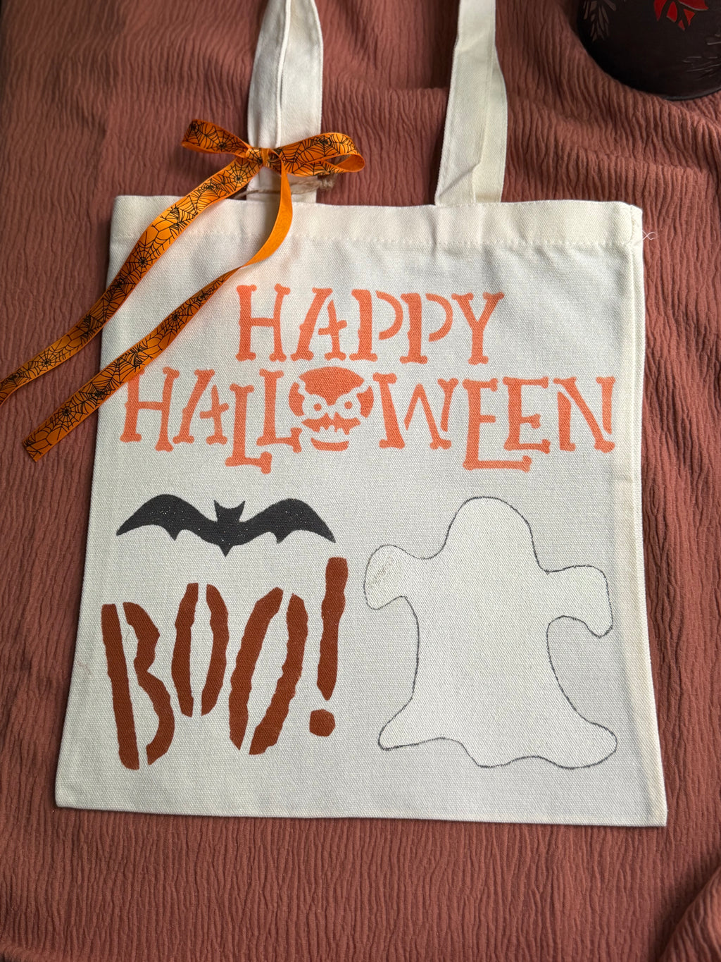 Spooky Season Canvas Tote Bag