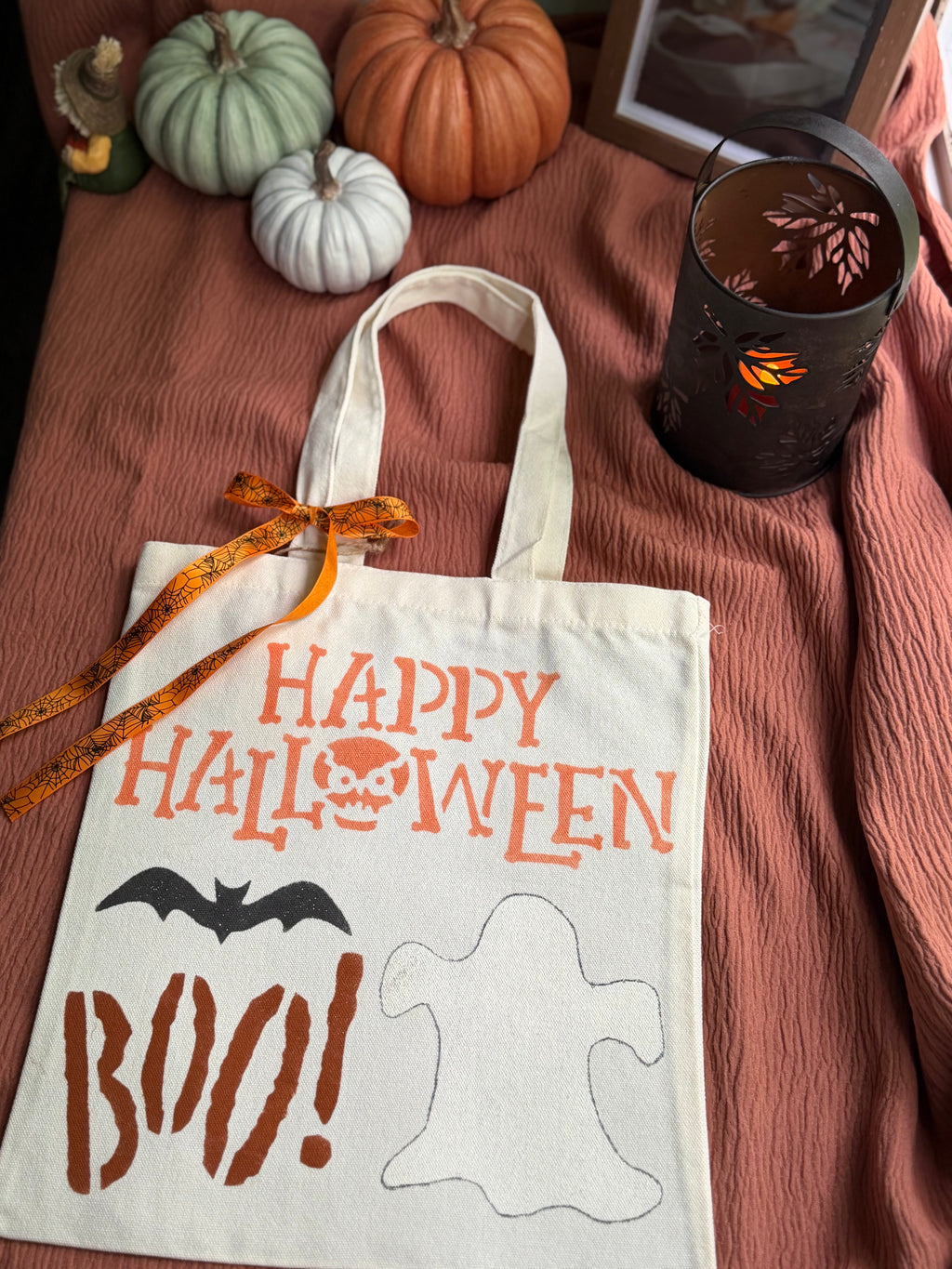 Spooky Season Canvas Tote Bag