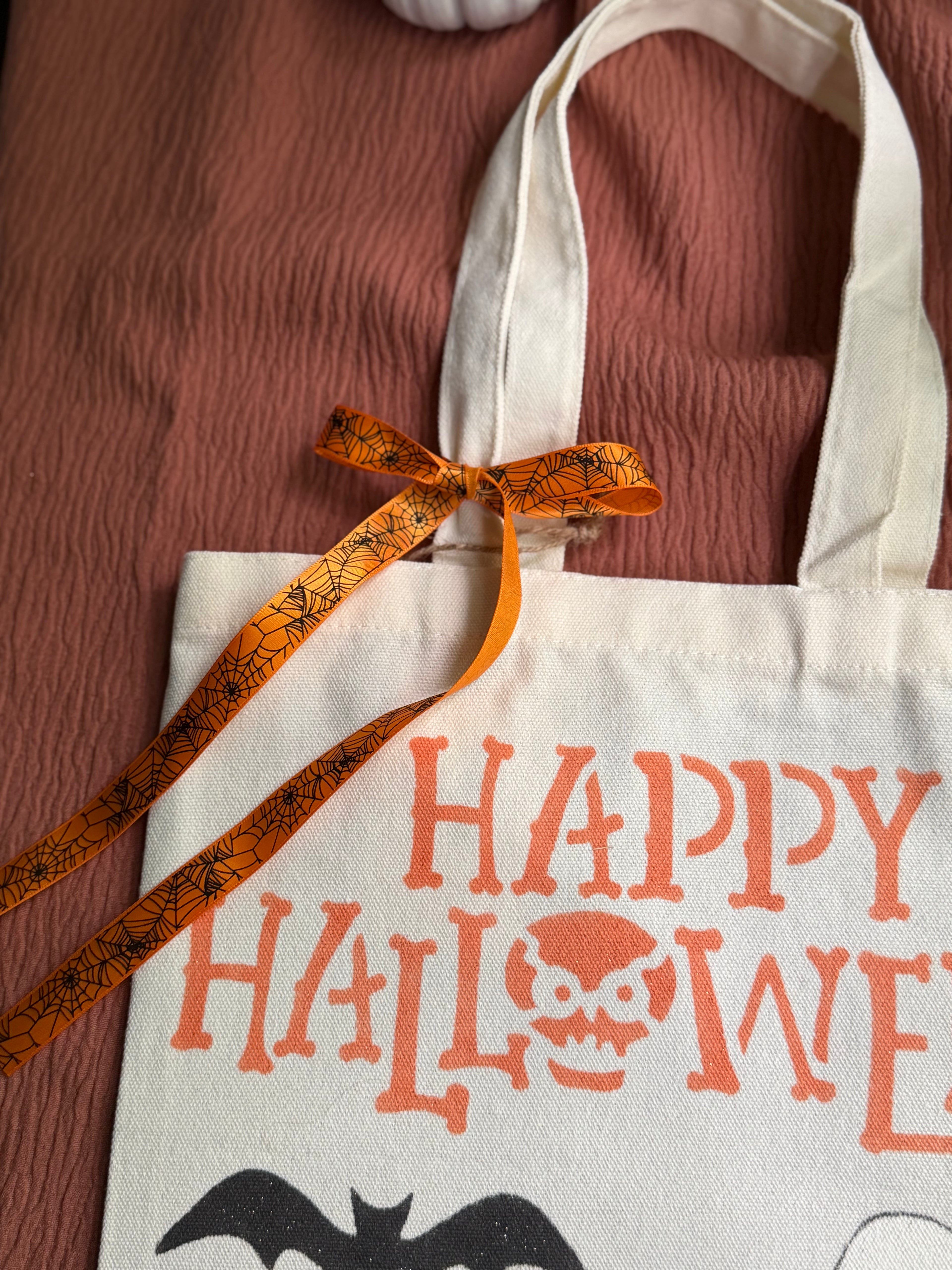 Spooky Season Canvas Tote Bag
