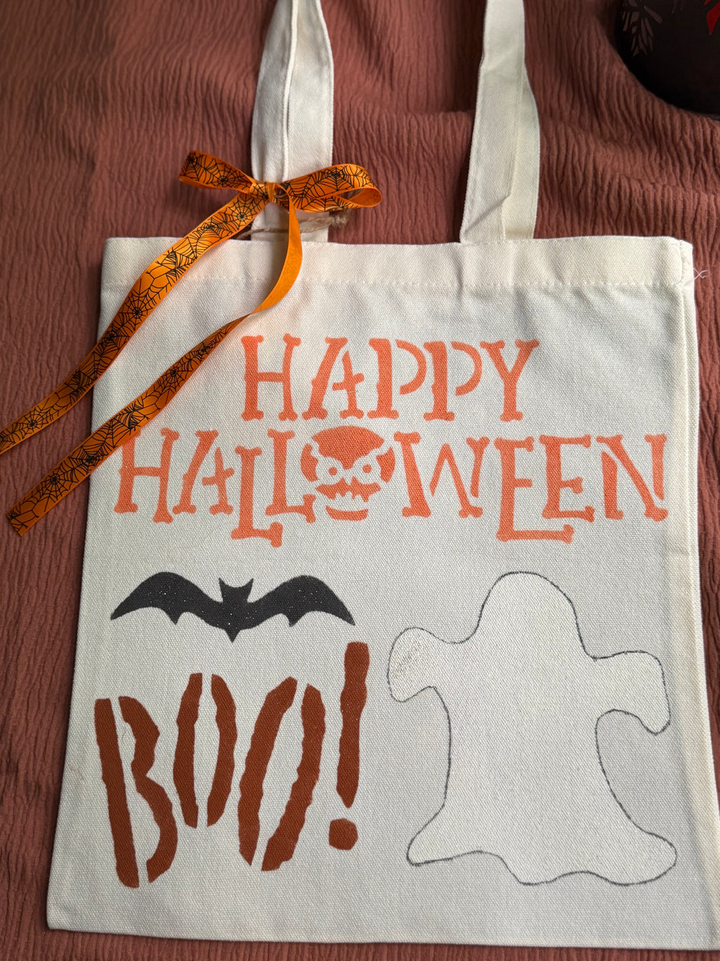 Spooky Season Canvas Tote Bag