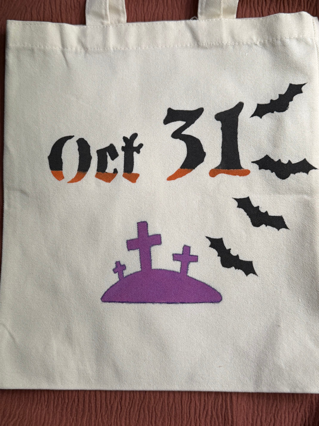 Oct 31 Halloween Canvas Tote Bag