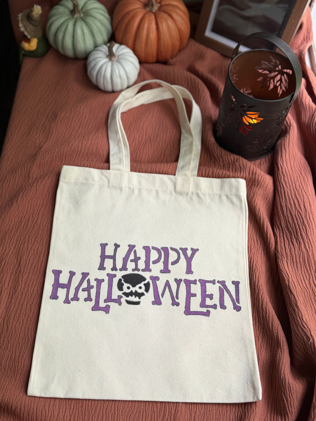 Happy Halloween Canvas Tote Bag