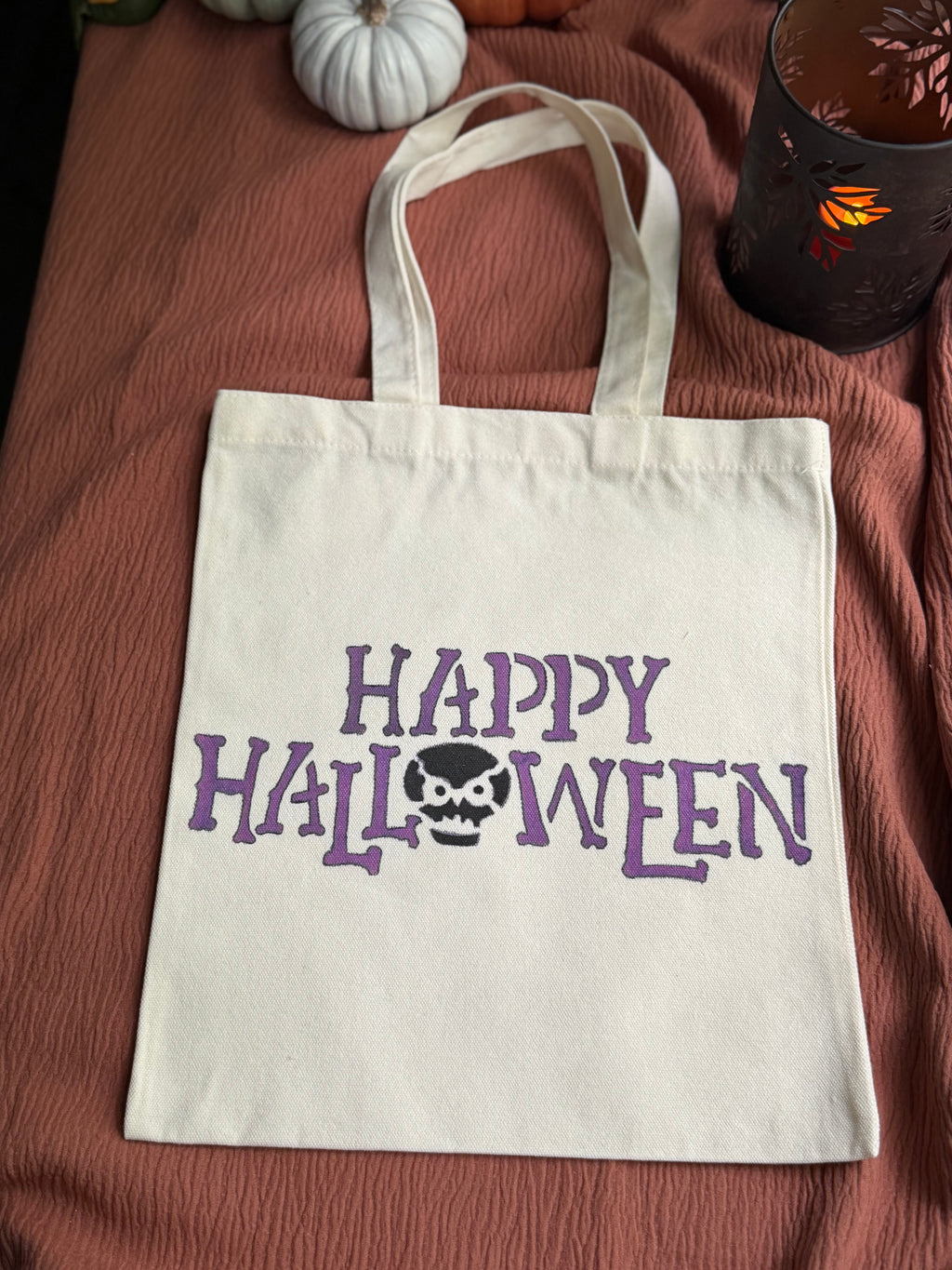 Happy Halloween Canvas Tote Bag